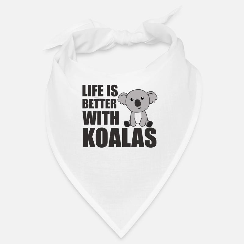Life is better with koalas doux koala Bandana