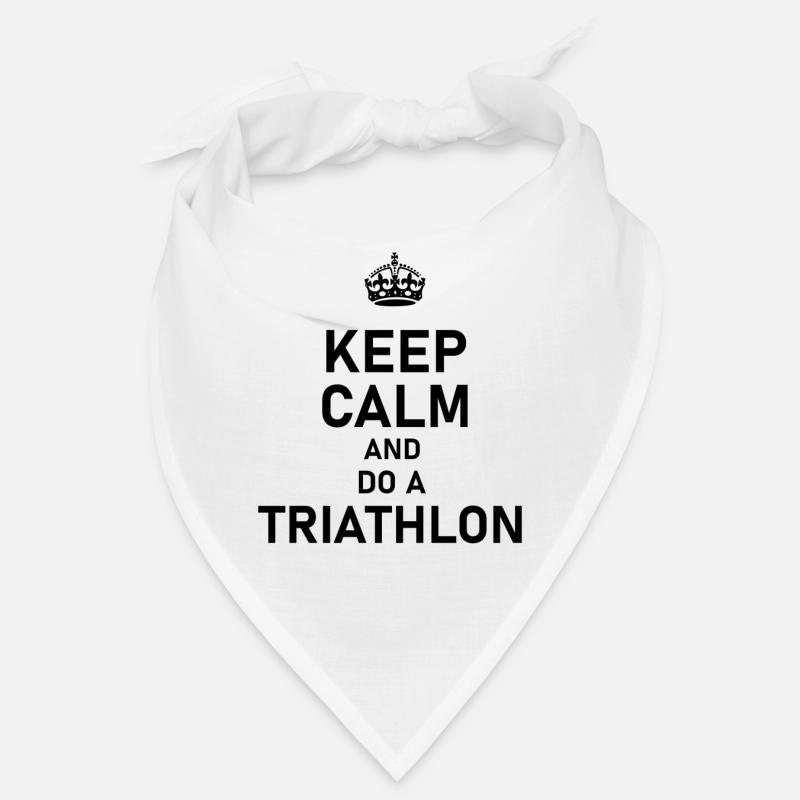 Keep Calm And Do A Triathlon - Cadeau de Triathlète Bandana