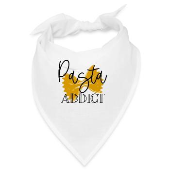 Pasta Nudeln - Bandana - Weiß - Vorne