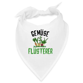 Gemüse Flüsterer - Bandana - Weiß - Vorne