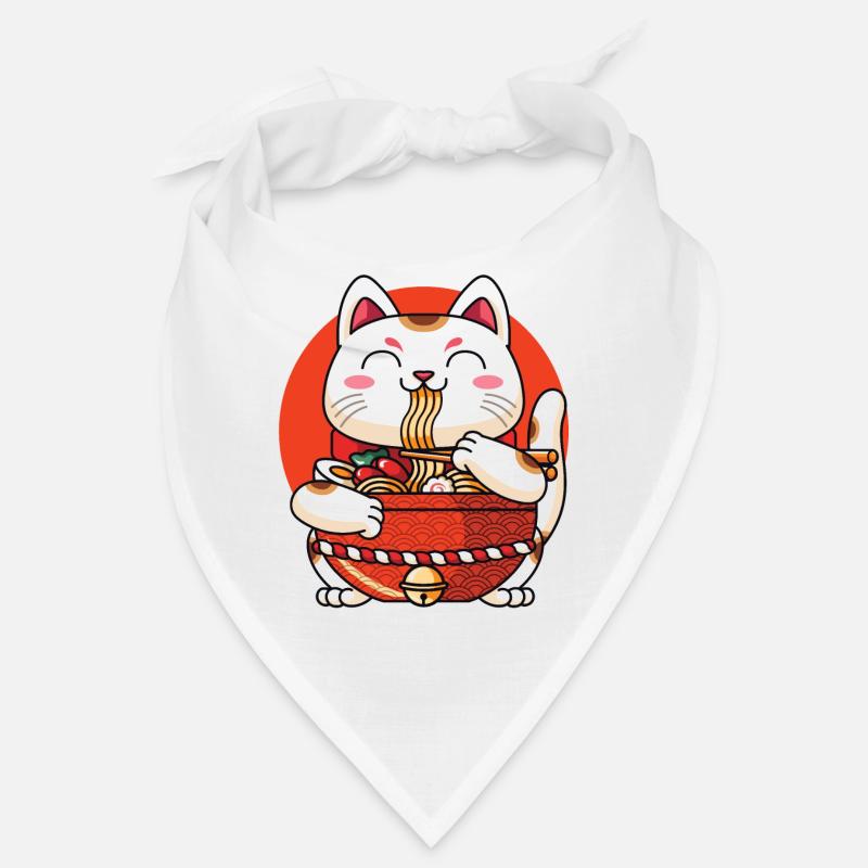 Ramen Maneki Neko Chat Bandana