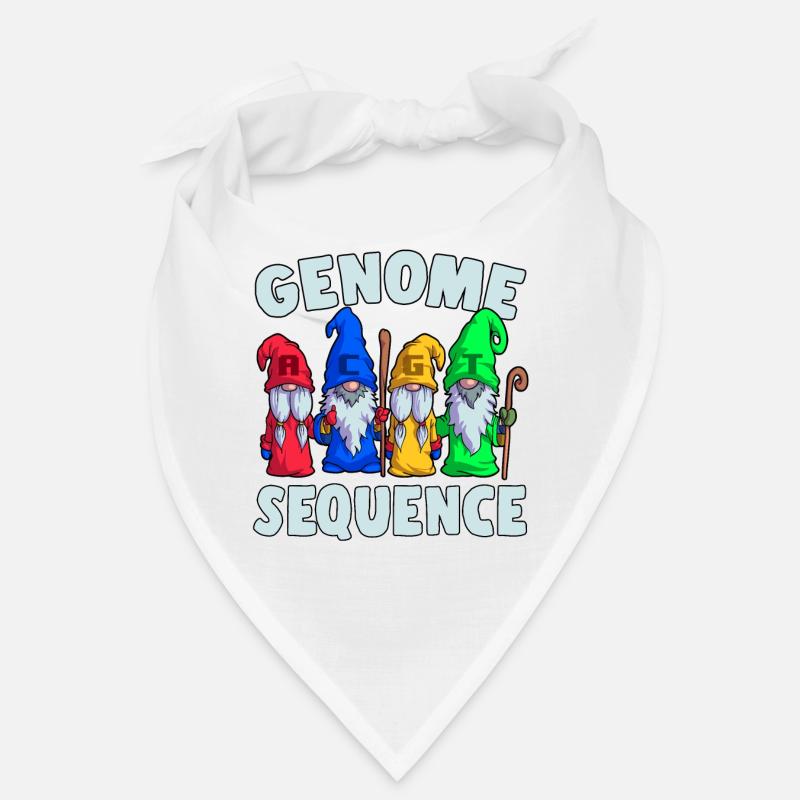 Séquence du génome Funny Gnome Biology Science Pun Bandana