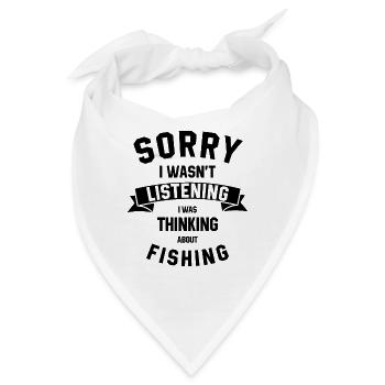 Fishing Joke Hobbies - Funny Quotes Gift - Bandana - Weiß - Vorne