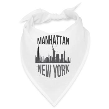New York - Bandana - Weiß - Vorne