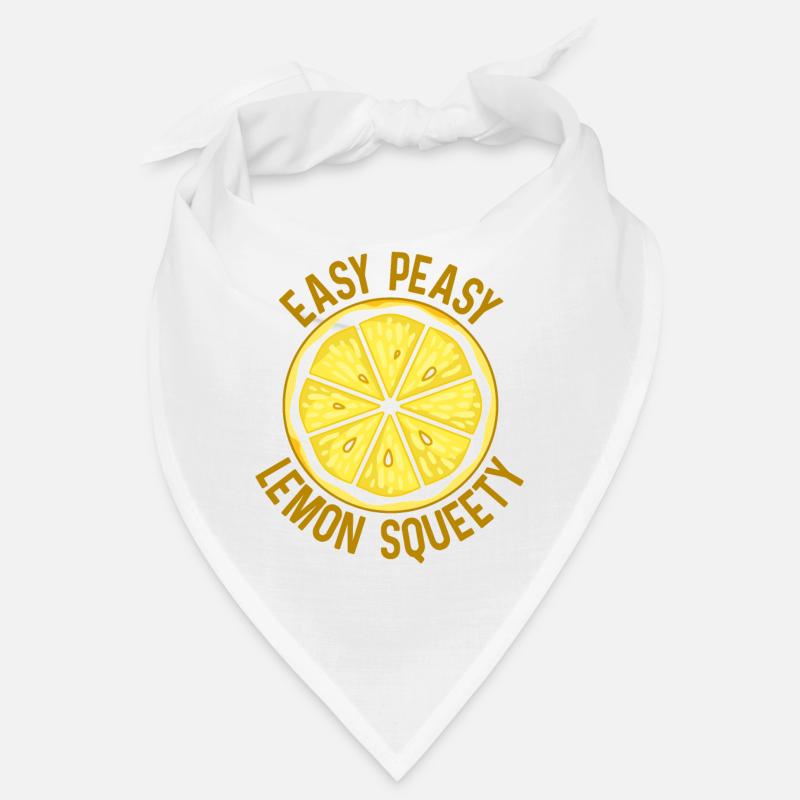 EASY PEASY LEMON SQUEETY Lemon Summer Gift Bandana