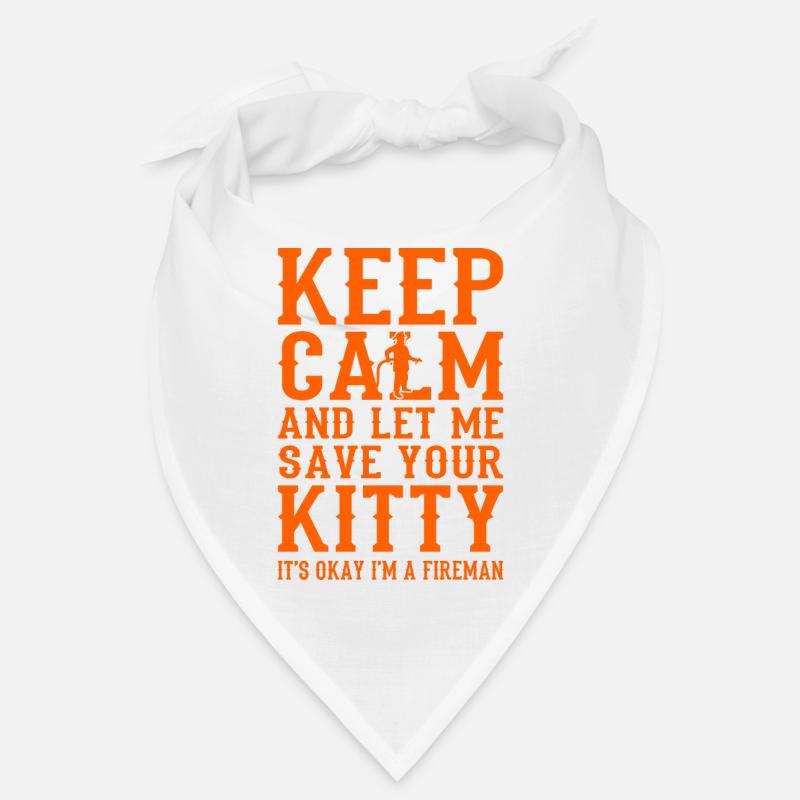 Keep Calm Pompiers Drôle pompiers pompiers Bandana