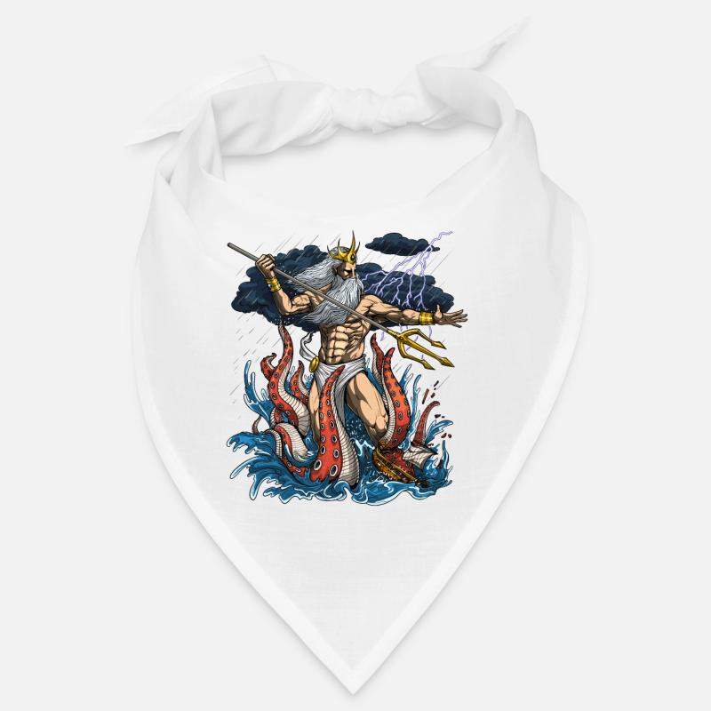 Greek God Poseidon Bandana