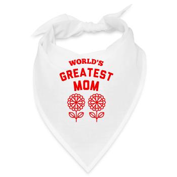 Muttertag, Muttertag, Muttertag, Muttertag - Bandana - Weiß - Vorne