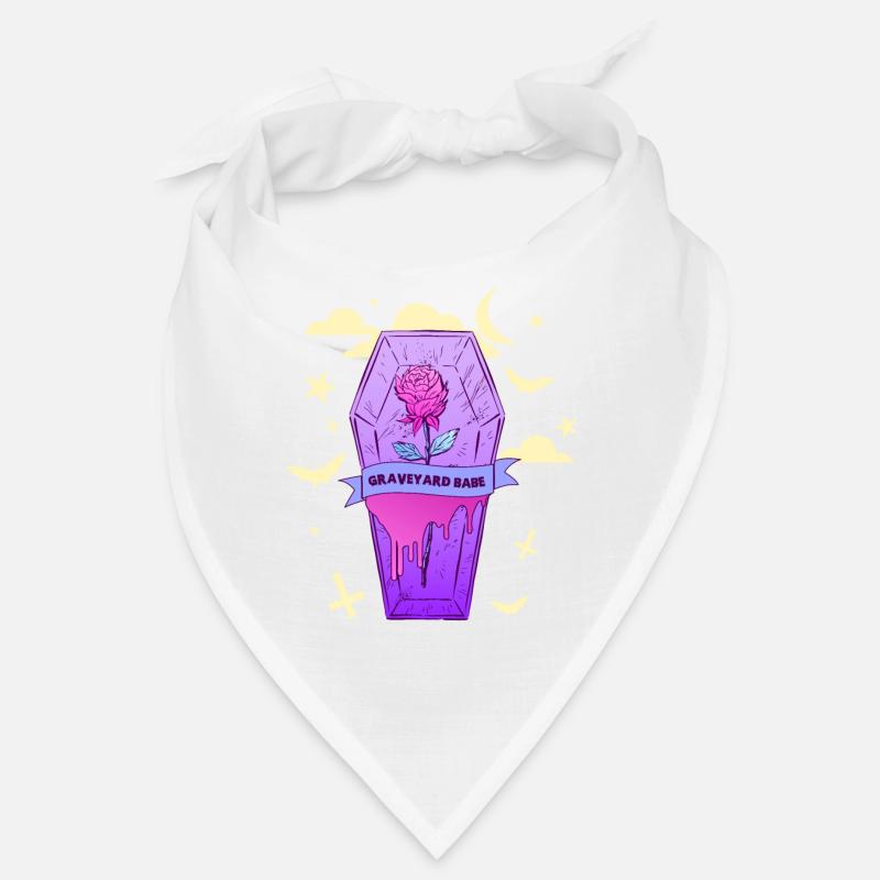 Graveyard Babe, Pastel Goth E-Girl Soft Goth Bandana