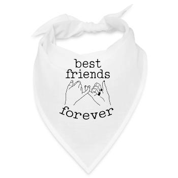 best friends - Bandana - Weiß - Vorne