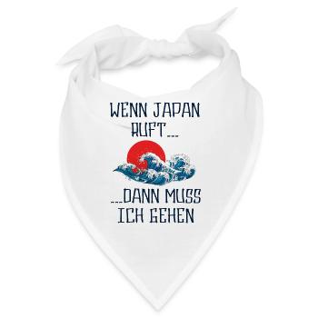 Japan - Bandana - Weiß - Vorne