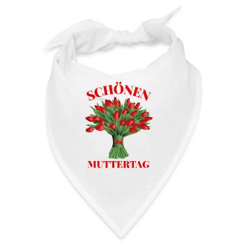 Muttertag, Muttertag, Muttertag, Muttertag - Bandana - Weiß - Vorne