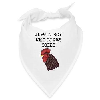Coming Out Gay Lustiger Spruch Statement - Bandana - Weiß - Vorne