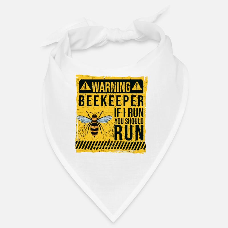WARNING Beekeepers When I Run You, Run Bandana