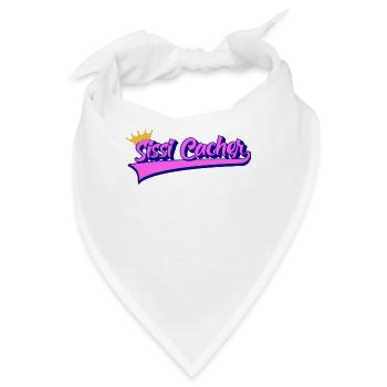 Lustiges Geocaching Design für Sissi Cacher - Bandana - Weiß - Vorne