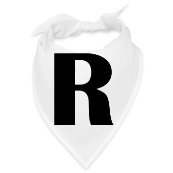 R - Bandana - Weiß - Vorne