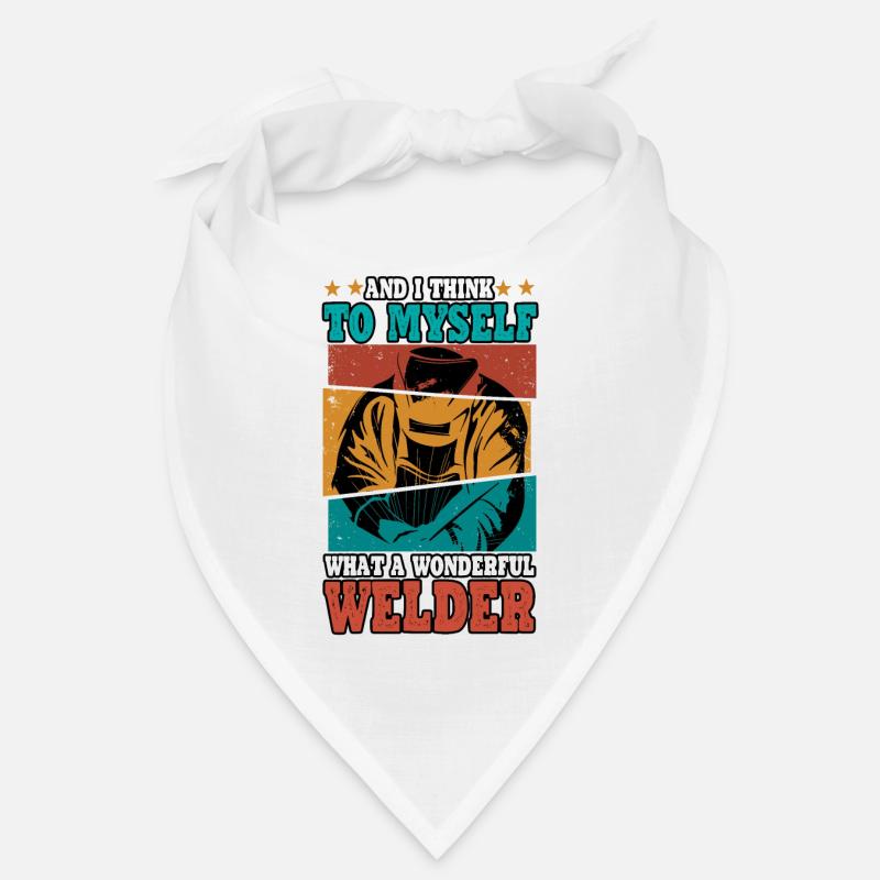 Svejser Svejser Svejseekspert Funny Profession - Bandana - hvid