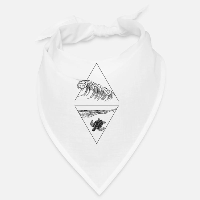 Triangle Wave Turtle Bandana