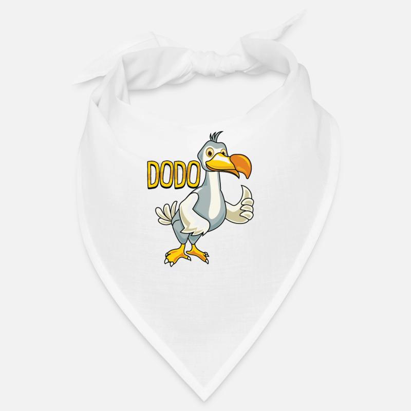 Dodo Mauritius Dronte - Bandana - Weiß