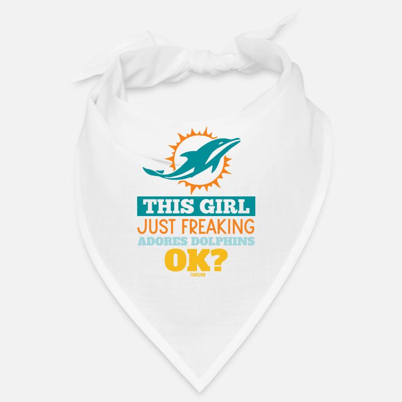 Girl loves dolphins Bandana