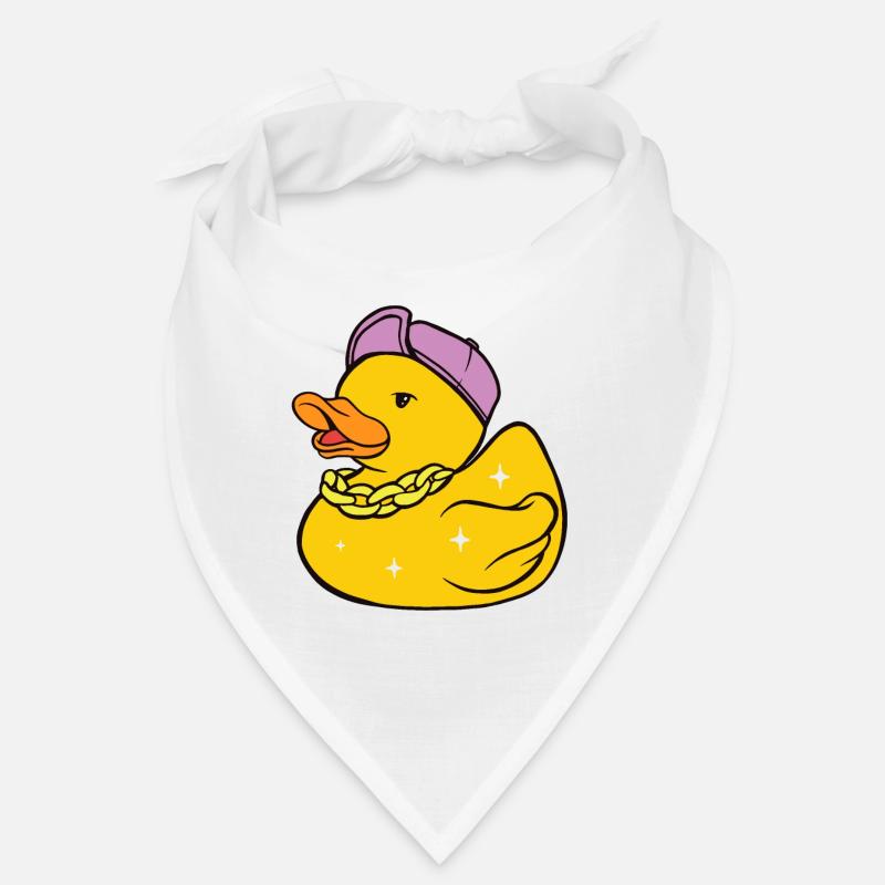 Gangster Badeente, kleiner Bandit, cooler Räuber. Bandana