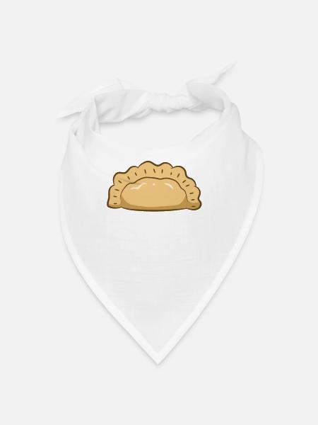 Propulsé par Pierogi Funny Pierogi - Bandana - blanc