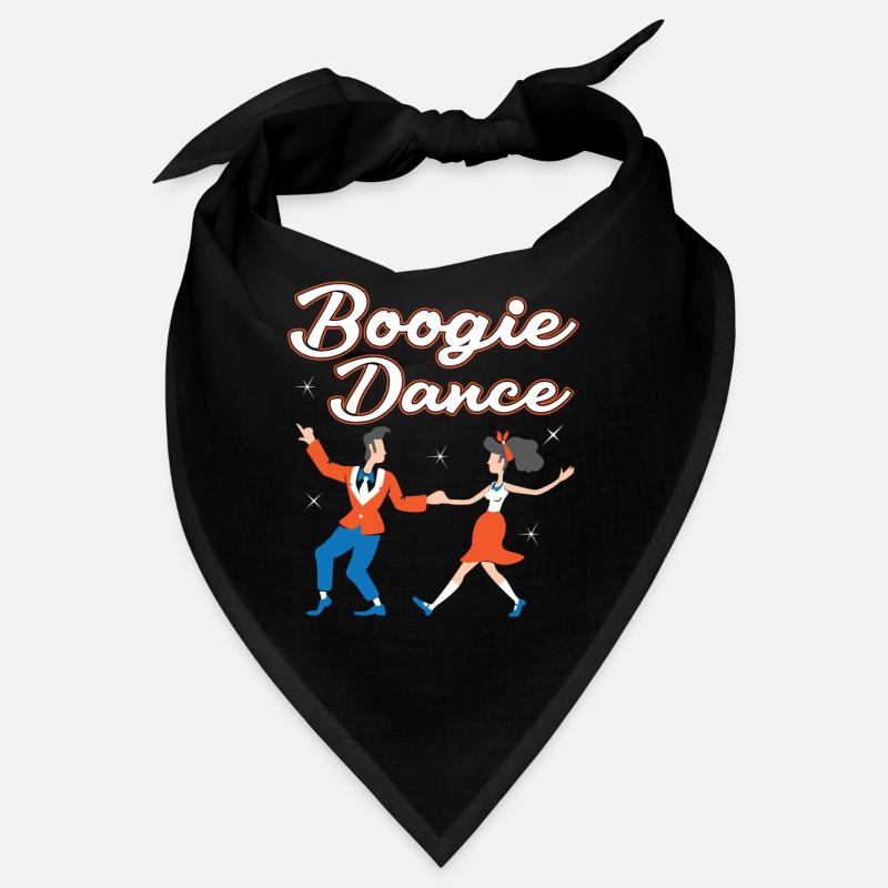 Boogie Woogie Dancer Dancing Decoupe Vintage Bandana