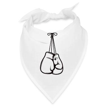 Boxen Kampfsport Punch Boxhandschuhe Sparring - Bandana - Weiß - Vorne