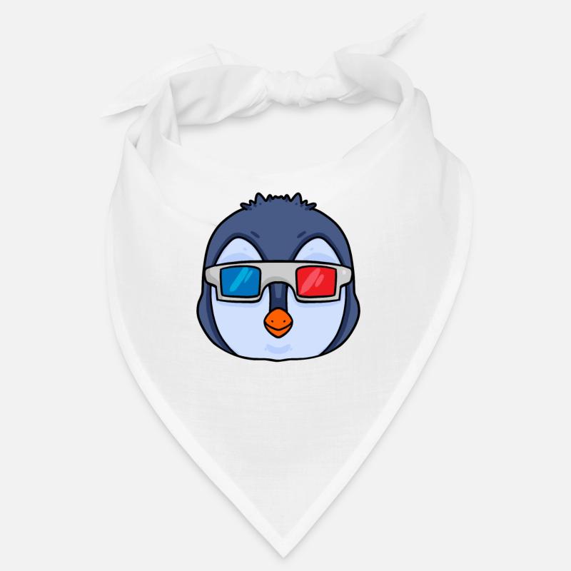 Pingouin avec 3 lunettes Bandana