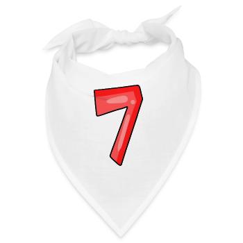 7 - Bandana - Weiß - Vorne