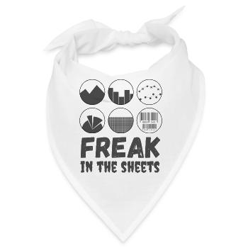Freak in the Sheets - Bandana - Weiß - Vorne