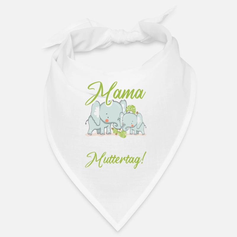 Muttertag Mutter Mummy Elefant Spruch Geschenk Bandana