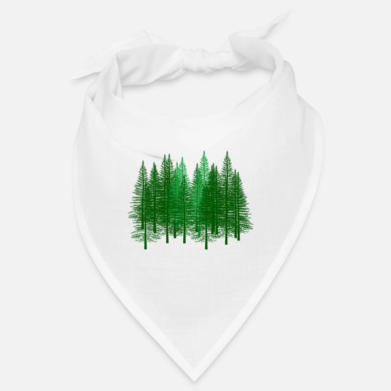 Wald Wälder Förster Jäger Geschenkidee Tannen Baum Bandana