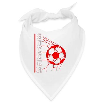FUSSBALLTOR by The Manzanita`s - Bandana - Weiß - Vorne