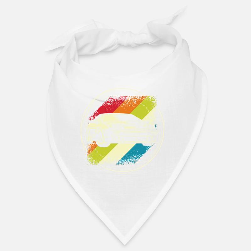 Rallye auto retro - Bandana - Weiß