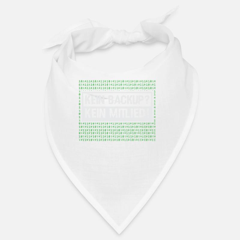 Kein Back up Kein Mitleid Informatiker Geschenk Bandana