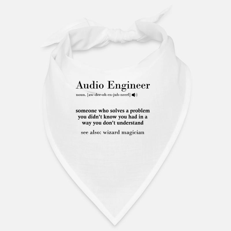 Audio Engineer Meaning Sound Engineer Bandana