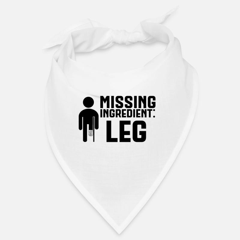 Jambe amputée Missing Ingredient Leg Bandana