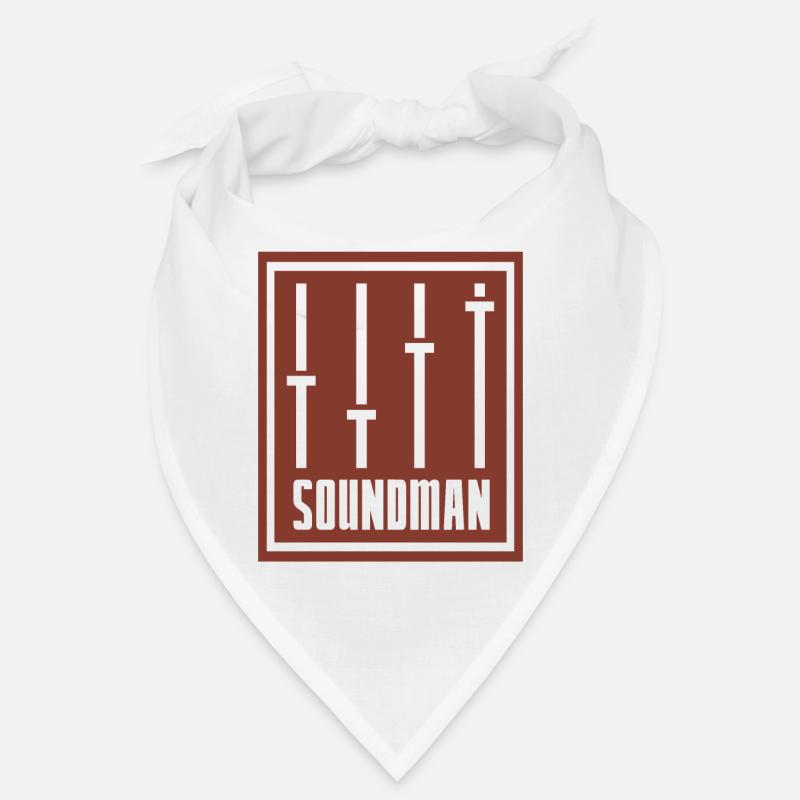 Tontechniker Tontechnik Veranstaltungstechniker - Bandana - Weiß