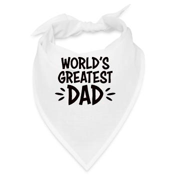 der Beste Vater der Welt - Bandana - Weiß - Vorne