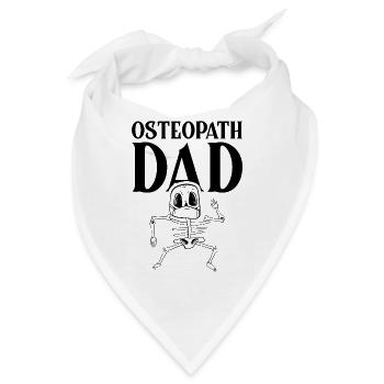Osteopath Papa Osteopathie Osteopathin Osteopathen - Bandana - Weiß - Vorne