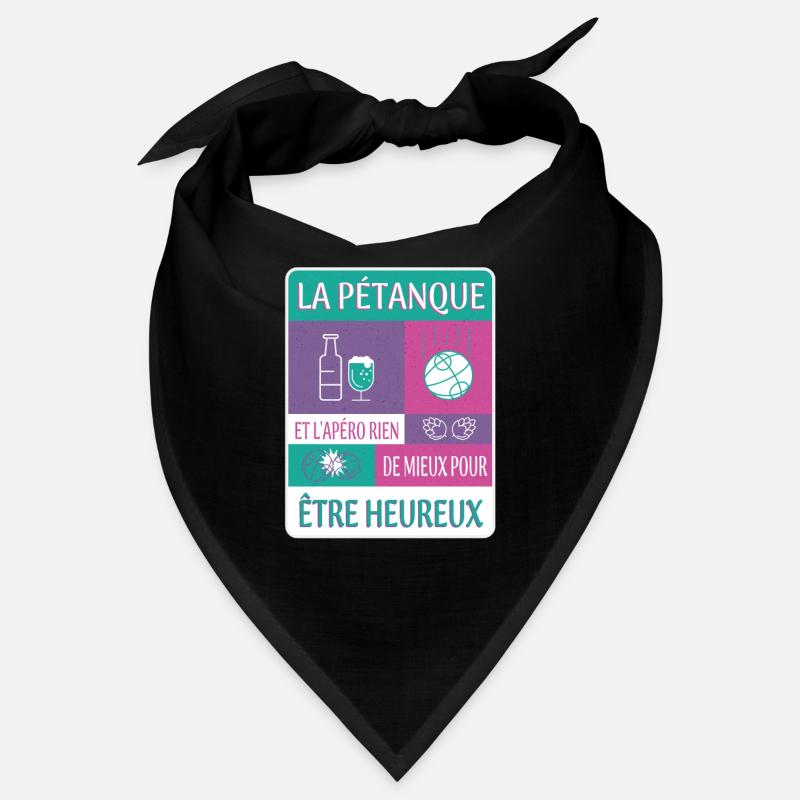 PÉTANQUE ET APÉRITIF Bandana