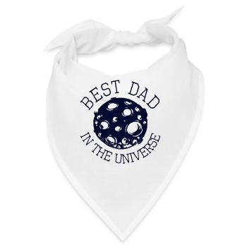 best dad - Bandana - Weiß - Vorne