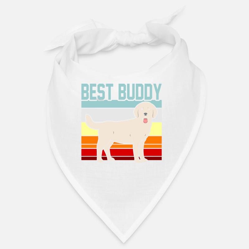 Labrador - Bandana - Weiß