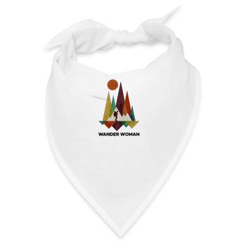 Wander Woman Wandern - Bandana - Weiß - Vorne