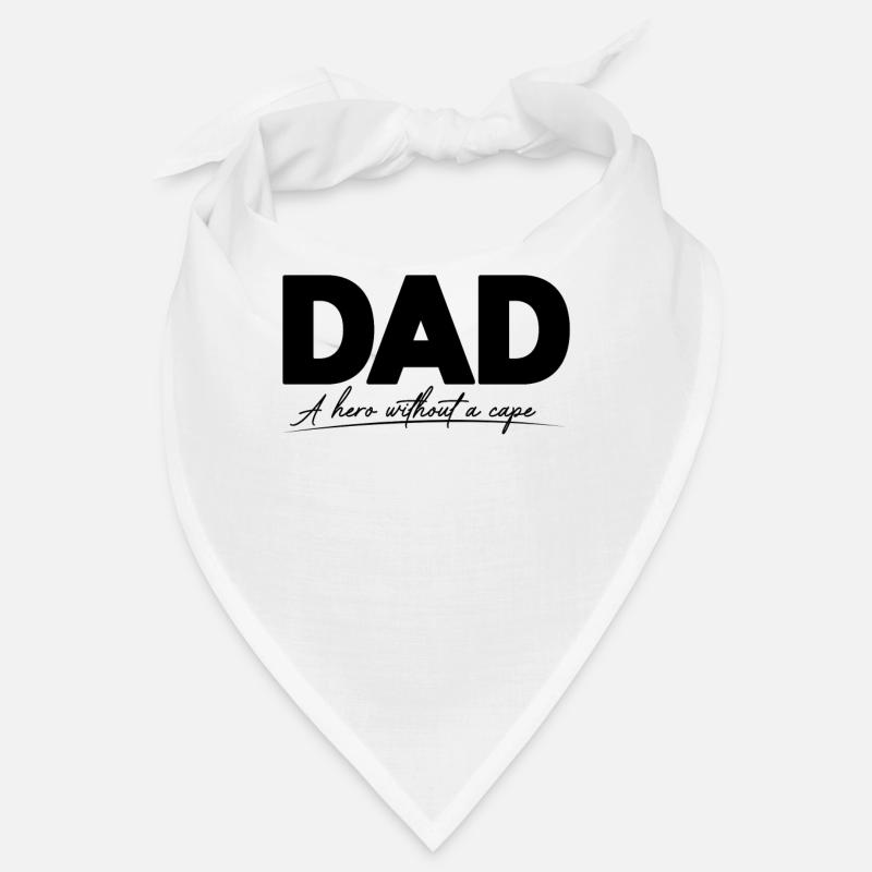 Papa A Hero Without A Cape Fathers Day Bandana