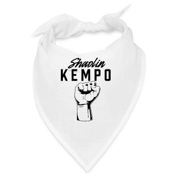 Shaolin Kempo Kenpo Karate Kampfkunst - Bandana - Weiß - Vorne