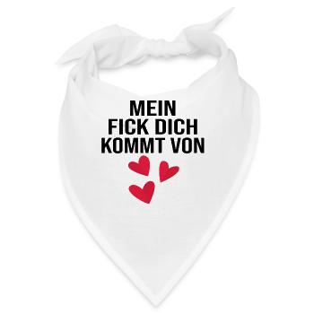 Lustige Sprüche Beleidigungen Sarkasmus - Bandana - Weiß - Vorne