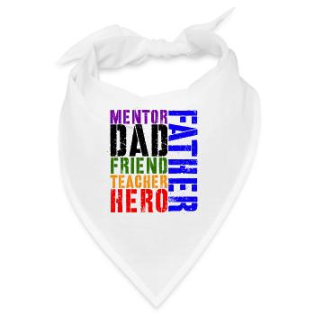 Vatertag, Vatertag, Vatertag, Vatertag - Bandana - Weiß - Vorne