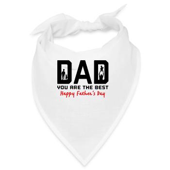 Vatertag, Vatertag, Vatertag, Vatertag - Bandana - Weiß - Vorne
